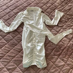 Beautiful white suede dress!